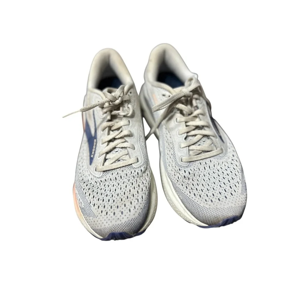 Brooks Ghost 13 Running Shoes Women's‎ Size 8 Wide Light Gray Blue